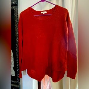 Orange Knit Madewell Sweater